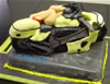 Back of Motorcycle Birthday Cake